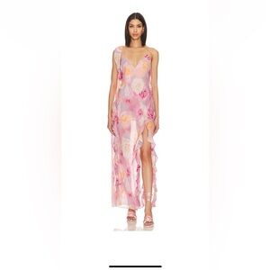For love and lemons beate maxi dress size M